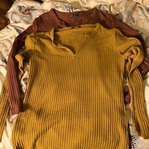 Two light weight shirts selling together